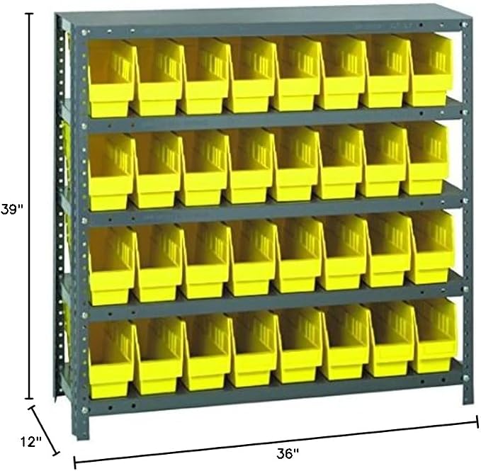 Quantum Storage Systems 1239-201YL Store More Steel Shelving Unit - Image 2