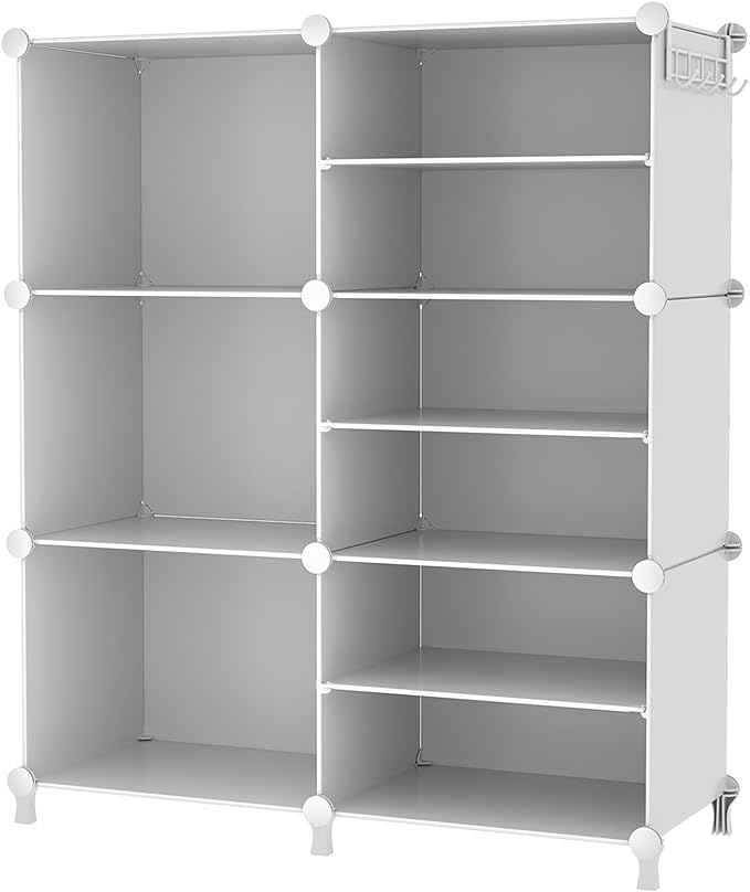 AWTATOS 6 Cube Closet Organizer Storage Shelves by AWTATOS