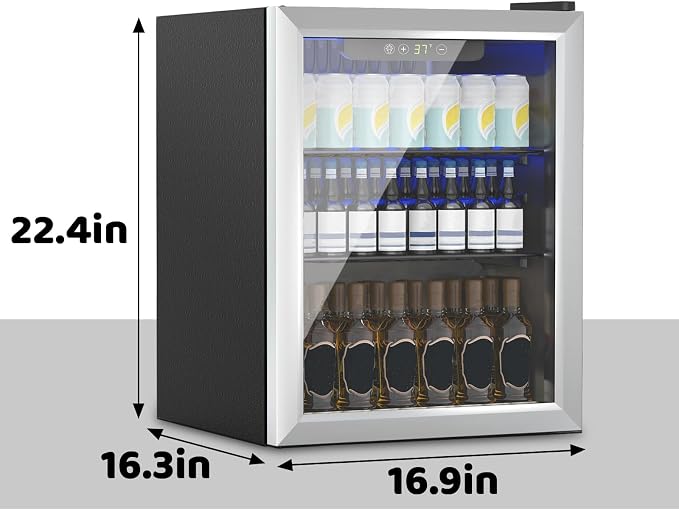 Compact 70 Can/1.7Cu.Ft Mini Fridge - Image 2