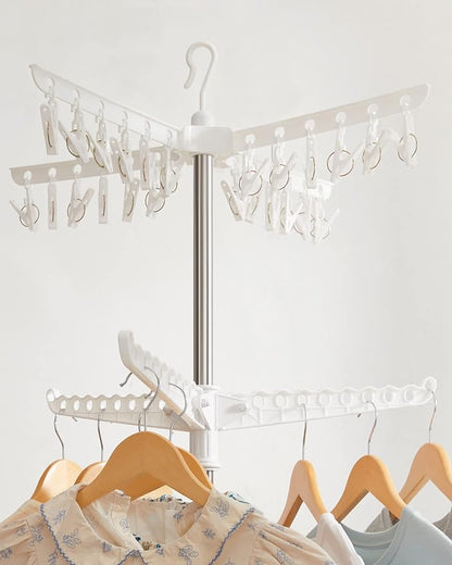 SONGMICS 2-Tier Clothes Drying Rack, 72-Inch Folding Laundry Drying Rack - Image 8