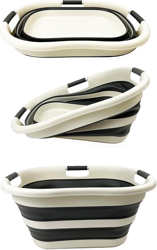 SAMMART 40L Collapsible Plastic Laundry Basket - Image 6