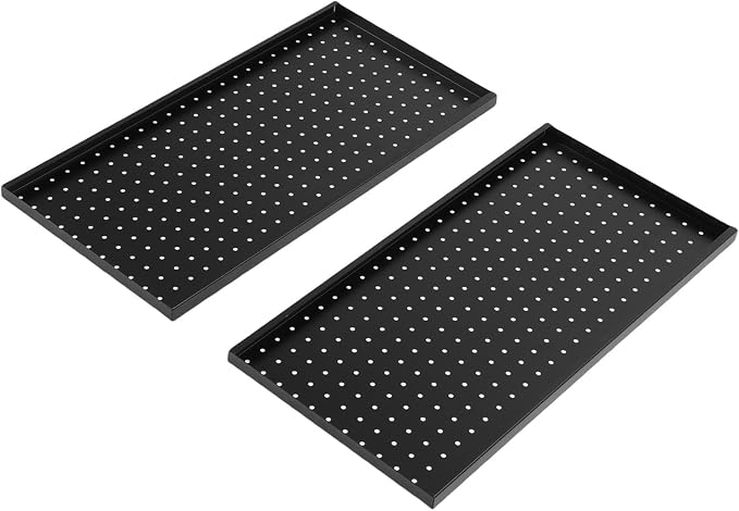 Aramox 2PCS Pegboard Wall Organizer, Alloy Steel Tool Storage System, - Image 2