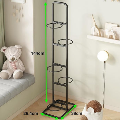 Vertical Ball Rack -basketball rack- Durable Carbon Steel Storage - Image 2