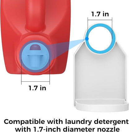 Laundry Detergent Dispenser Cup Holder & Nozzle Force-Saving Switch, Soap - Image 4