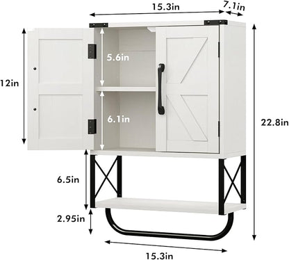 RUSTOWN Farmhouse Medicine Cabinet - Image 3