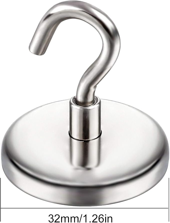 DIYMAG Strong Neodymium Magnetic Hooks, 120lbs Heavy Duty Rare Earth Magnets - Image 7