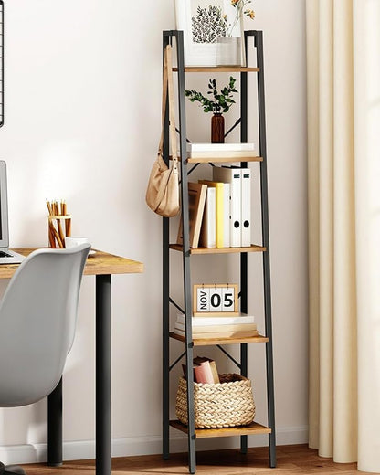 Hzuaneri Ladder Shelf, Freestanding Corner Storage Shelf | Bookcase - Image 6