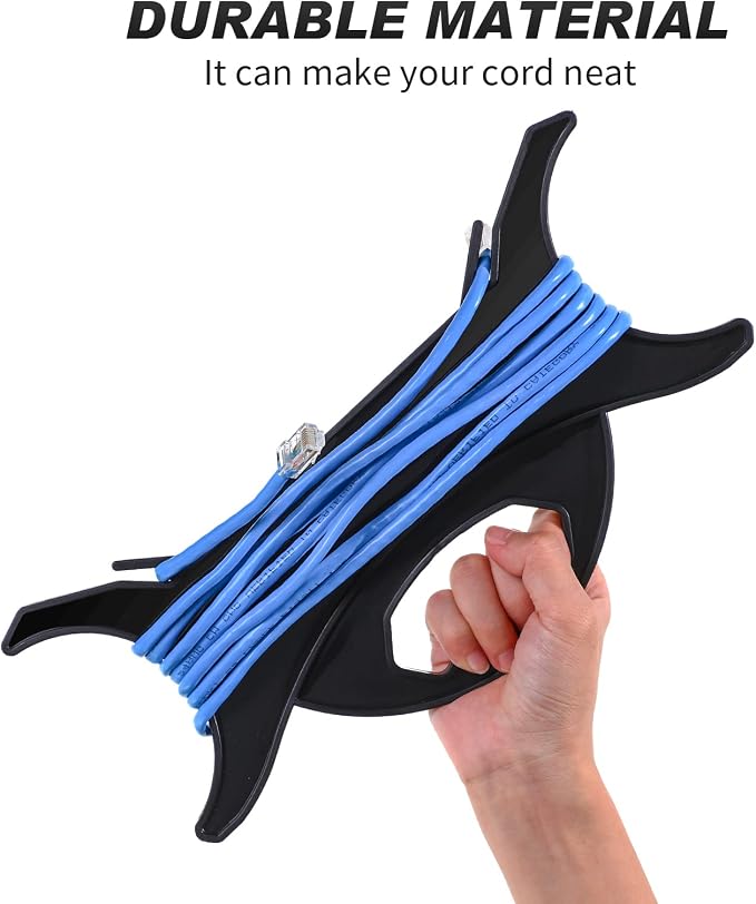 All Purpose Light and Cord Wind Up Reel Extension Cord Storage Organizer Holder - Image 4