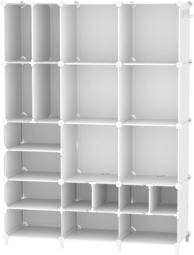 AWTATOS Cube Storage Organizer Closet Storage 12 Cube Shelves, Large and Small by AWTATOS
