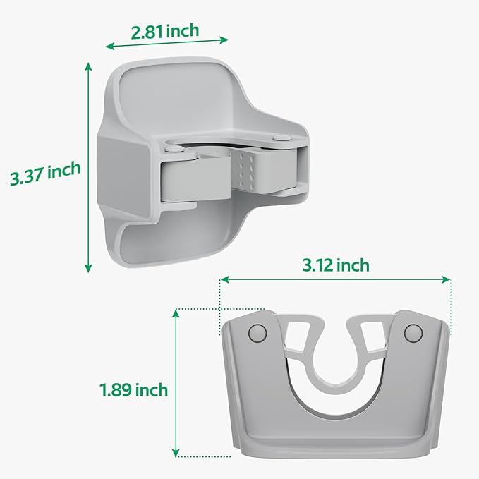 reliahom 3 Pack Broom Holder Wall Mount Mop Grippers No Drilling Self Adhesive - Image 4