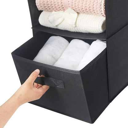 MAX Houser Hanging Shelf Closet Storage Organizer Removable Drawers ，Hanging - Image 3