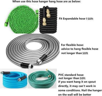 Garden Hose Hanger Wall Mount Heavy Duty Hose Holder Hook - Image 7