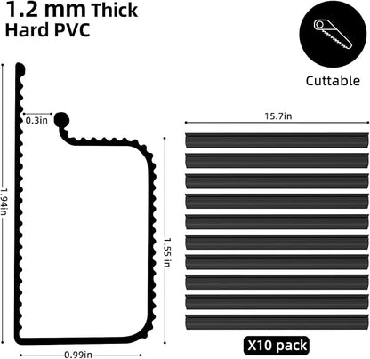 YECAYE 157in Cable Management, Cord Organizer, Easy Install Self-Adhesive Cord - Image 2