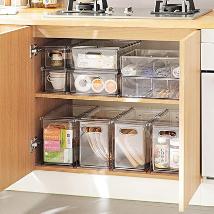 Abiudeng 2 Pack Stackable Refrigerator Organizer Bins - Image 7