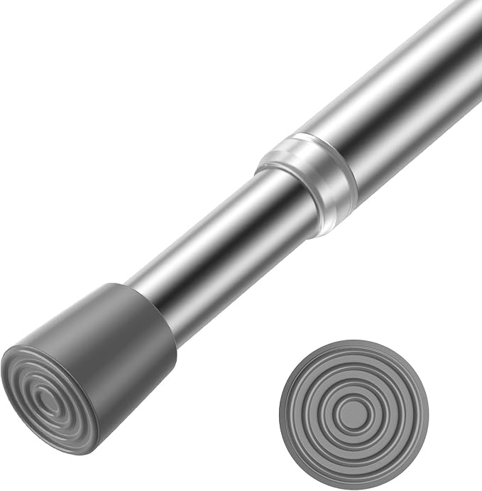 AIZESI 1pcs Tension Curtain Rod Spring Tension Rod Short Curtian Rods No by AIZESITENSIONROD