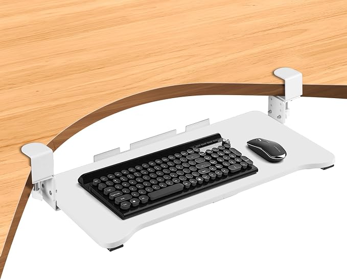 VUSIGN Keyboard Tray Under Desk Height Adjustable, Pull Out by VUSIGN