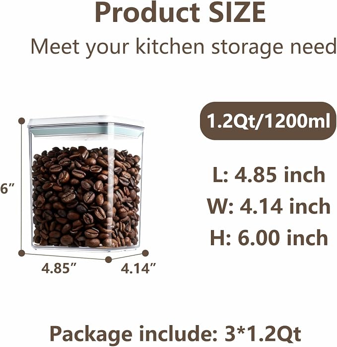 Pop Food Storage Containers Set Airtight Food Storage Containers - Image 4