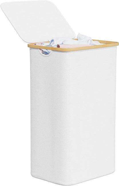SpaceAid Laundry Hamper with Lid, 110L Large Tall Clothes Basket Bin with by SpaceAid