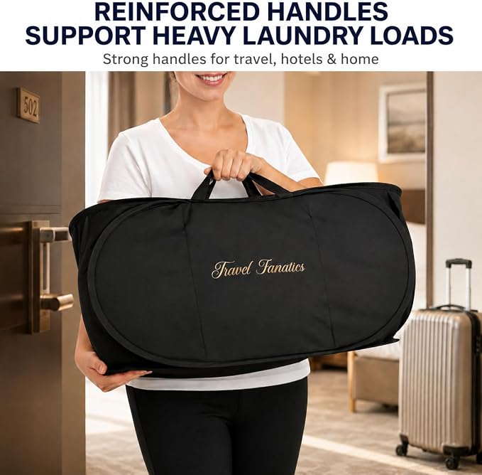 Travel Fanatics Collapsible Laundry Basket - Image 5