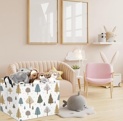 Rectangular Kids Storage Bin Gift & Baby Organizer Shelf Book Basket Room Decor - Image 3