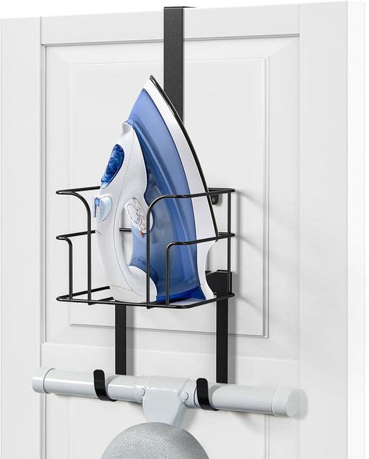 ORLESS Over The Door/Wall Mount Ironing Board Hanger, Laundry Room Iron and by Unknown