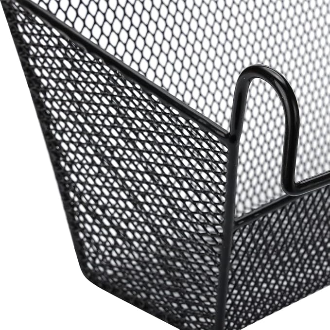 2 pcs Hanging metal mesh bedside storage basket， student dormitory bed storage - Image 3