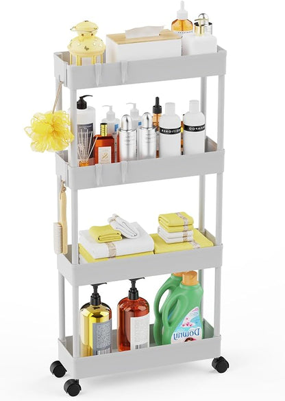 LEHOM 5.1" Slim Storage Cart by LEHOM