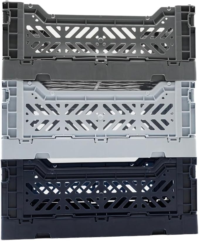 Collapsible Storage Box, Foldable Crate Organizer Bin - Image 2