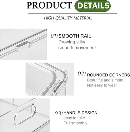 bealy Stackable Clear Storage Drawer - Image 5