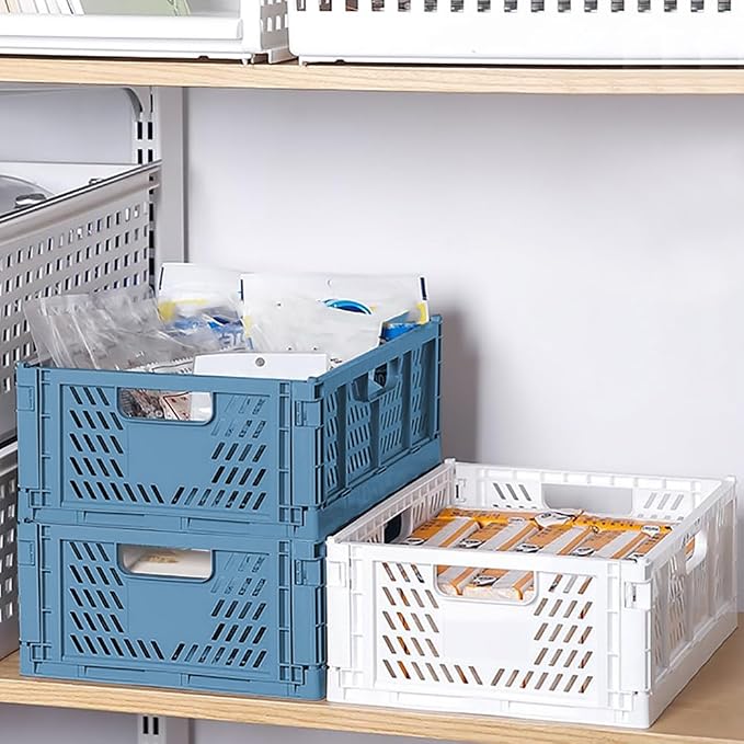 Plastic Drawer Organizer Collapsible Storage Boxes Crate - Image 6