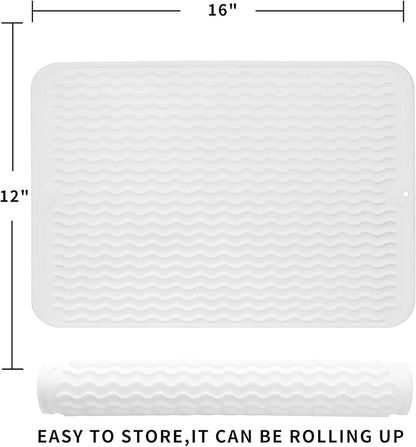 Silicone Dish Drying Mat for Multiple Usage, Easy clean, Eco-friendly, - Image 2