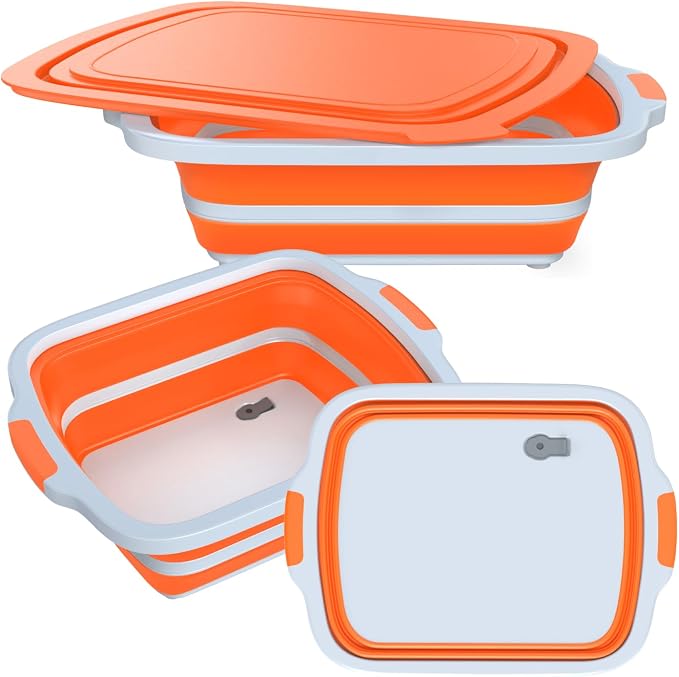 2-Pack XL Collapsible BBQ Prep Tub by COSPARX