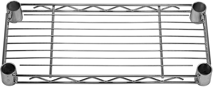 Shelving Inc. 8" d x 18" w Chrome Wire Shelving - Image 4