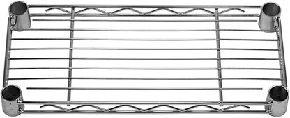 Shelving Inc. 8" d x 18" w Chrome Wire Shelving - Image 4