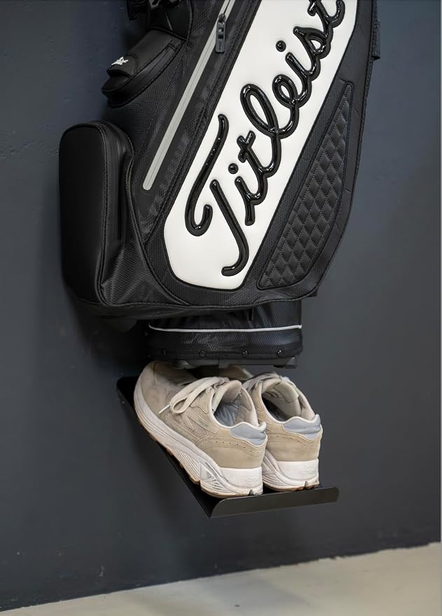 Wall Mount Golf Bag Stand for Storage, Golf Storage Organizer for Garage - Image 4