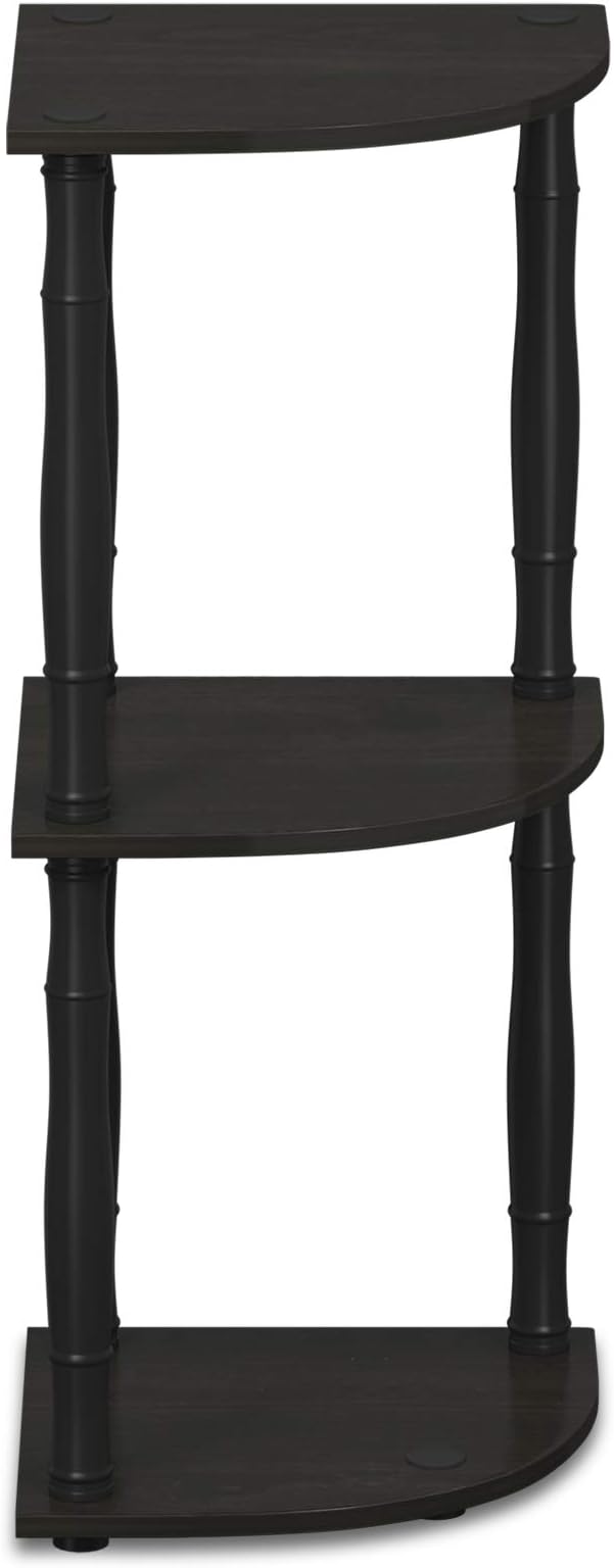 Furinno Turn-N-Tube 3-Tier Corner Display Rack Multipurpose Shelving Unit - Image 7