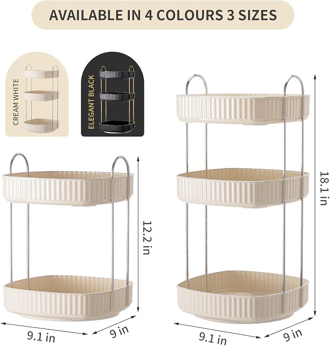 YCIA&DONE 360 Rotating Makeup Organizer - Image 4