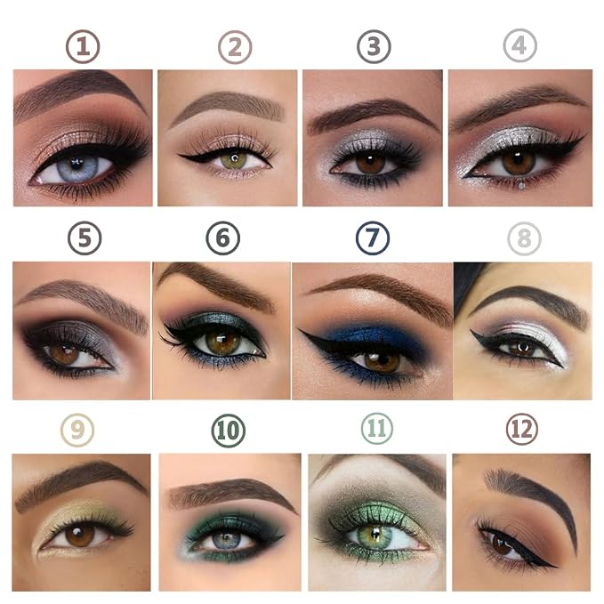 Black Eyeshadow Stick Makeup, Cream Shimmer Eye Shadow Pencil, Hypoallergenic - Image 7