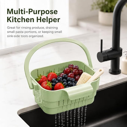 Foldable Colander Sink Drain Basket - Image 4