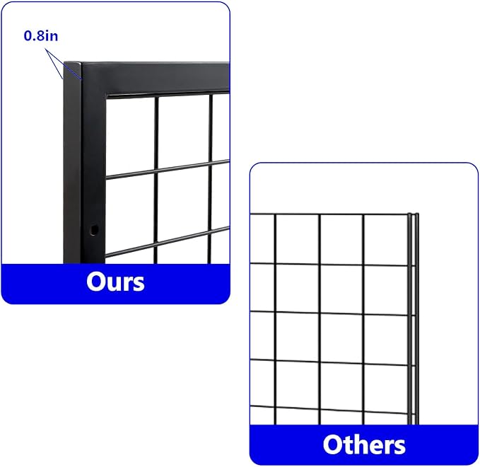 Eastern Tree Metal Grid Wall Panels, Gridwall Display Stand, Heavy Duty - Image 5