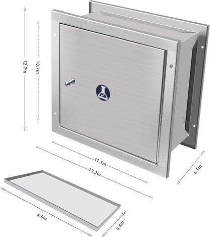 Pass Through Specimen Cabinet Stainless Steel Specimen Box - Image 3