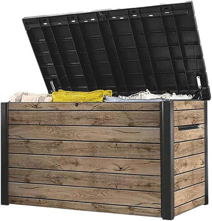 Outdoor Storage Box with Lockable Lid - Image 3