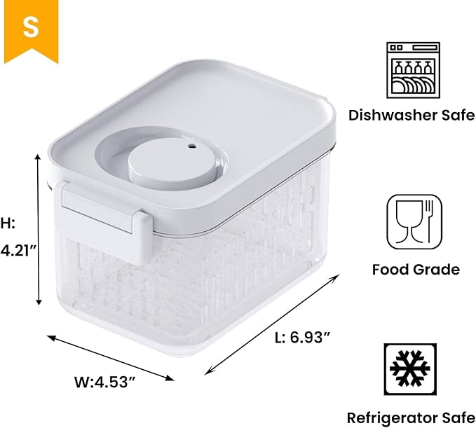 vacane Produce Saver, Fruit Storage Containers Produce Containers Berry - Image 7