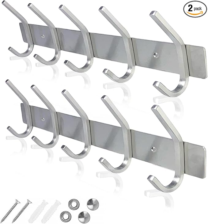 GlazieVault Coat Rack Wall Mount by GlazieVault