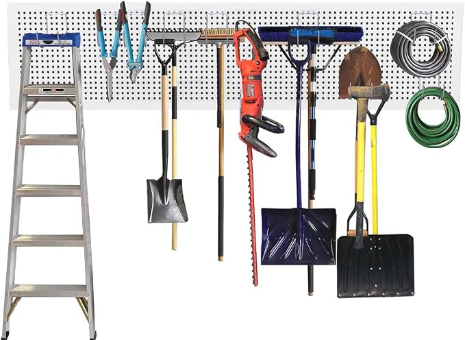 KINOMI 12 Pack Pegboard Hooks Heavy Duty Tool Hooks Pegboard Drill Holder Power - Image 7