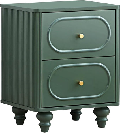 2 Drawer Fluted Mini Small Dresser - Image 8