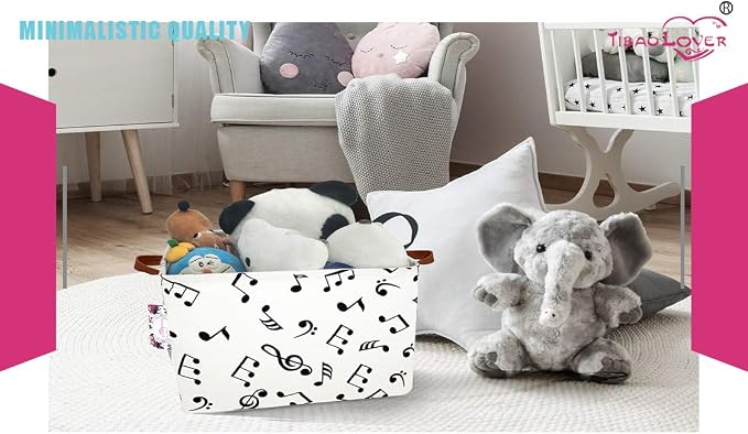 Rectangular Kids Storage Bin Gift Basket Baby Organizer Shelf Book Basket Room - Image 6
