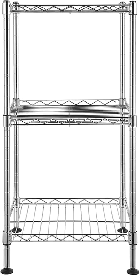 FOXHOLE 3-Tier Wire Shelving Rack Metal Storage Shelf Unit - Image 5