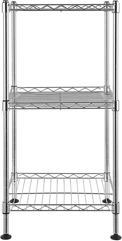 FOXHOLE 3-Tier Wire Shelving Rack Metal Storage Shelf Unit - Image 5