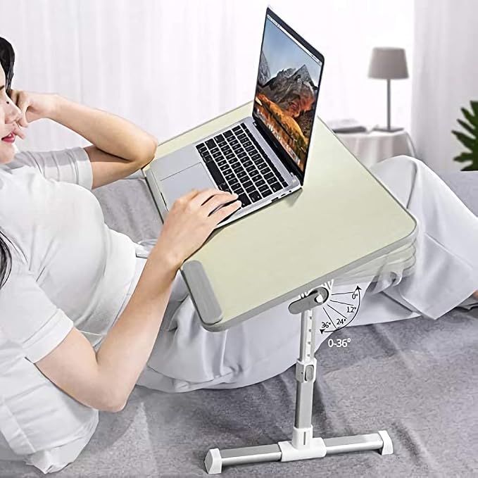 Amazon Basics Adjustable Tray Table Lap Desk Fits up to 17-Inch Laptop - Image 7